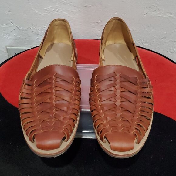 Nisolo Huarache Men\'s Brown Leather Loafers Size 10.5 main image 10